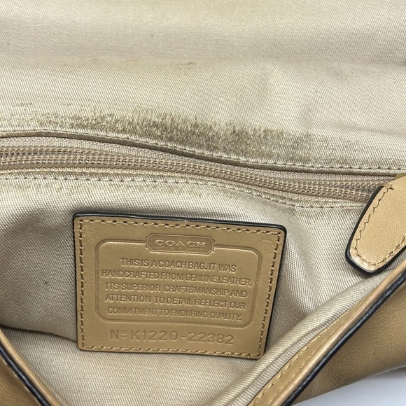 Coach Willis Tan Leather Cross Body Bag K1220-22382 - Picture 13 of 13